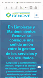 Mobile Screenshot of limpiezasrenove.com