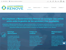 Tablet Screenshot of limpiezasrenove.com